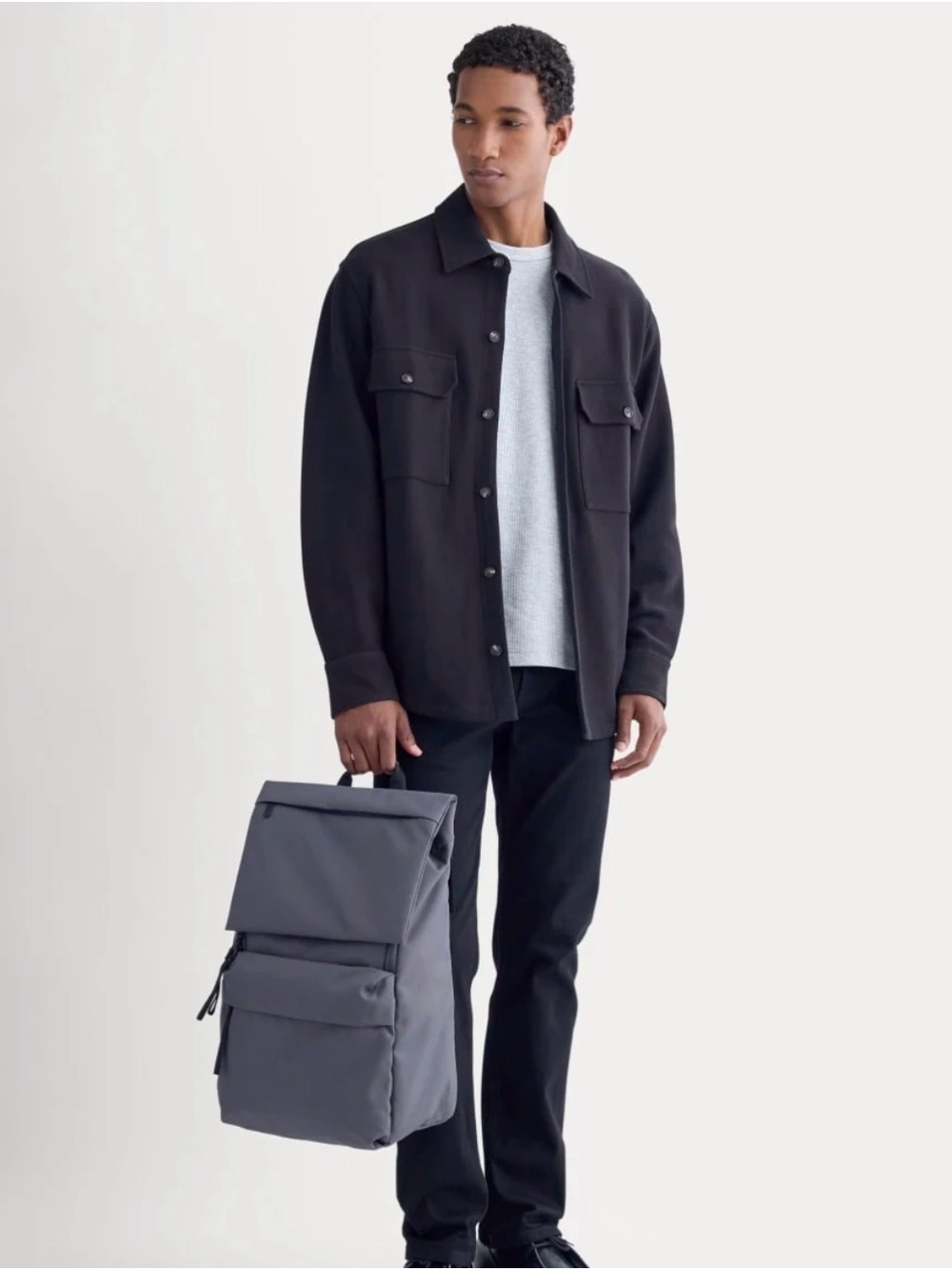 EVERLANE ReNew Transit Backpack in Slate Grey